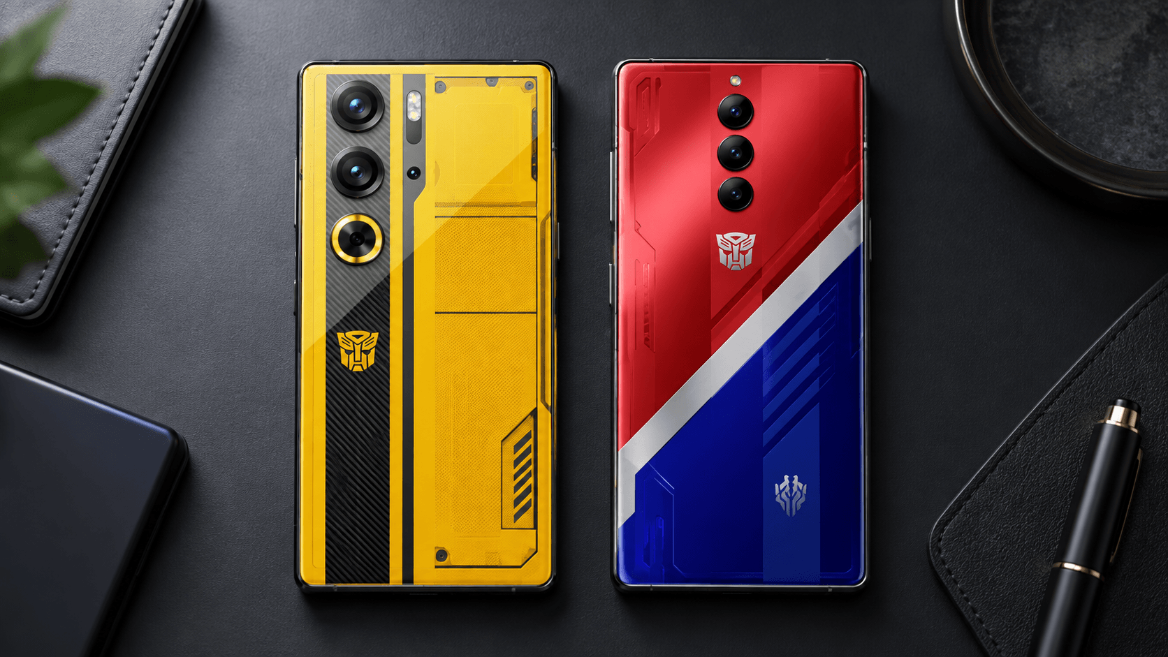 Bumblebee and Optimus Prime Phone Comparison